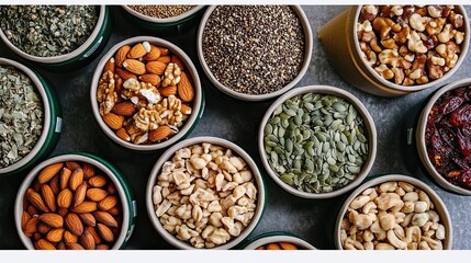 Organic Nut Mixes Featuring Raw, Locally-Sourced Nuts and Seeds, Created Using Small-Batch Techniques for a Healthy, Sustainable Snack Packed with Flavor and Nutritional Benefits.