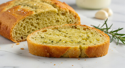 Delicious Gluten Free Garlic Bread Made With Almond Flour Loaf