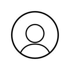 Vector flat illustration in grayscale. Avatar, user profile, person icon, gender neutral silhouette, profile picture. Suitable for social media profiles, icons, screensavers and as a template.