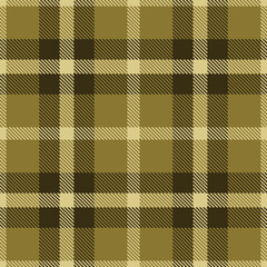 Vintage beige Seamless Tartan with Fire mud accents Textile Design
