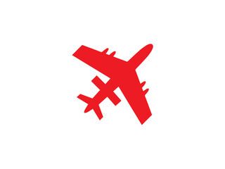 Obraz premium Airplane icon and illustration design vector design 