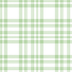 Iridescent white Seamless Tartan with Bright light grey green accents Textile Design
