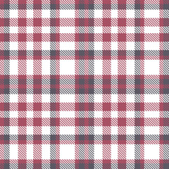 Elegant Seamless Tartan featuring Rustic light maroon and Rich white Textile Design