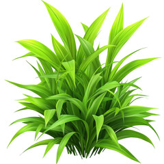 Fototapeta premium Lush green plant with vibrant leaves thriving in a natural outdoor setting