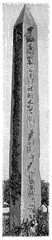 Obelisk of Heliopolis near Cairo, Egypt. Publication of the 