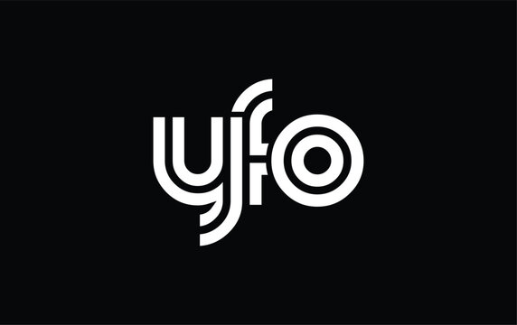 YFO Creative Unique Modern Letter Logo Design. Stylized logo featuring a unique letter design, presenting abstract minimalist aesthetics and modern appeal.