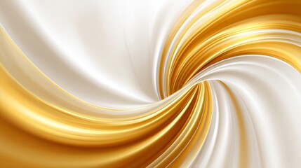Golden Swirls Abstract Background - Elegant, luxurious, and dynamic abstract background. Symbolizing wealth, fluidity, movement, sophistication, and prestige