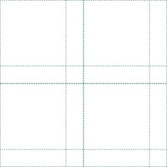 Traditional slate green and Vivid white Seamless Tartan Textile Design