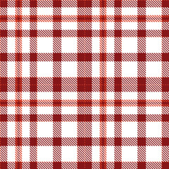 Elegant Neon deep orange & Classic indian red Seamless Tartan Textile Design