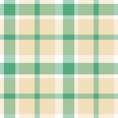 Iridescent white Seamless Tartan with Sandy tea accents Textile Design
