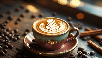 Latte in Caffè Rustico