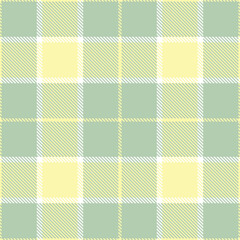 Elegant Highland parchment & Vibrant greenish grey Seamless Tartan Textile Design