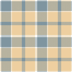 Plaid pattern seamless. Autumn white & Mellow bluish grey Tartan Textile Design. 