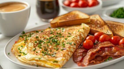 Elegant breakfast 