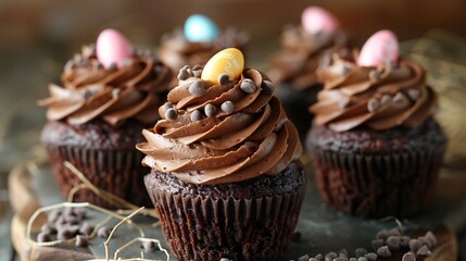 Easter themed cupcakes