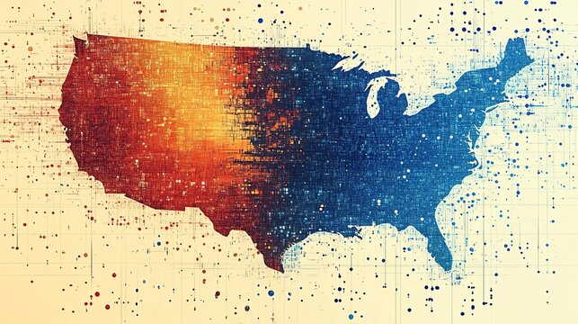 Political data visualization simplifying political trends, voting patterns, and policy analysis into visual formats that make complex political data more accessible to voters, analysts