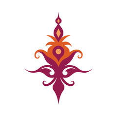 abstract of a single abstract victorian illustration