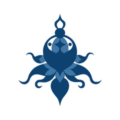 abstract of a single abstract victorian illustration