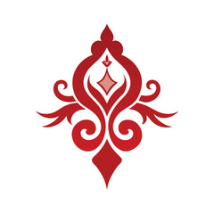 abstract of a single abstract victorian illustration