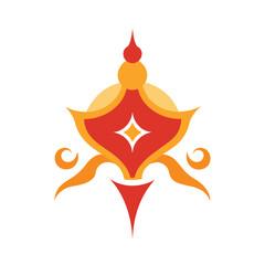 abstract of a single abstract victorian illustration