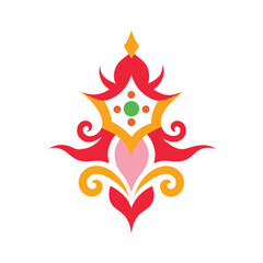 abstract of a single abstract victorian illustration