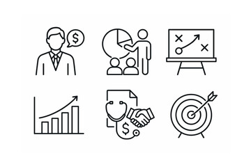 Man in a suit is talking to a group of people