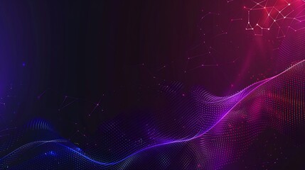 Digital matrix background feature glowing code geometric pattern data visualization perfect AI powered platform cloud service digital marketing campaign abstract design emphasizes technological