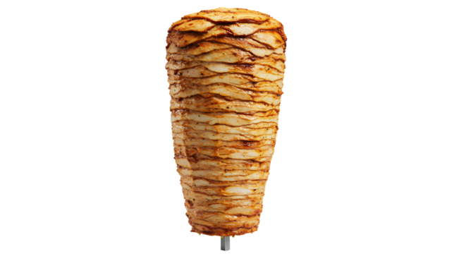 Delicious grilled meat stack on skewers succulent food photography