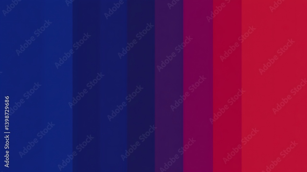 Poster a simple composition featuring colored vertical rectangular strips