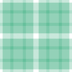 Pale pale teal Seamless Tartan with Dusty greeny blue accents Textile Design