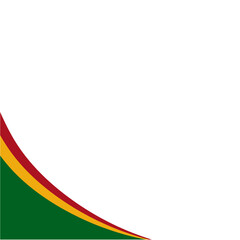 Juneteenth Freedom Day border. Vector illustration 