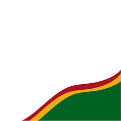 Juneteenth Freedom Day border. Vector illustration 