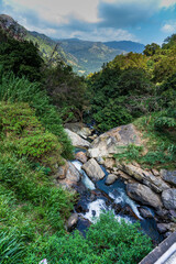 Belle Ravana water falls à Ella au Srilanka
