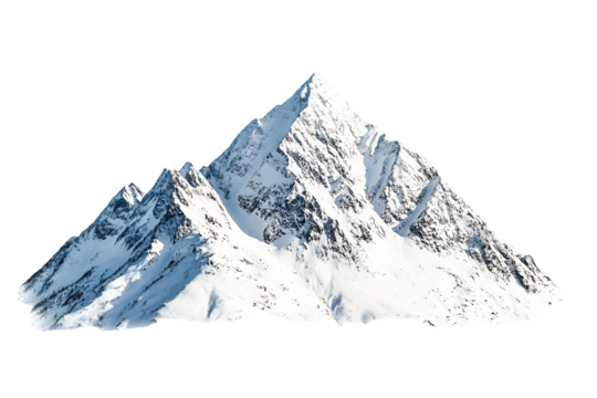 Majestic snowcapped mountain peak serene winter landscape breathtaking view awe inspiring nature