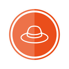 cowboy hat isolated on white