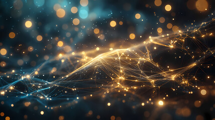 Celestial ai quantum forge where golden fractals shape cosmic threads weaving new dimensions with perfect algorithmic precision. Quantum Forged. Illustration