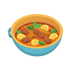  Illustration of Algerian Lamb Curry