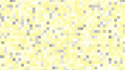 Yellow and gray pixelated abstract background