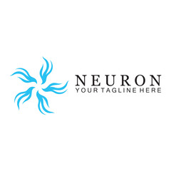 neuron logo vector icon vector illustration template design