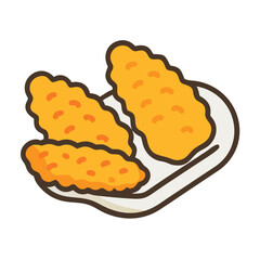  Savory Chicken Tenders with Dipping Sauce