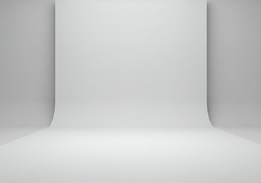 White studio background photography backdrop for product presentation