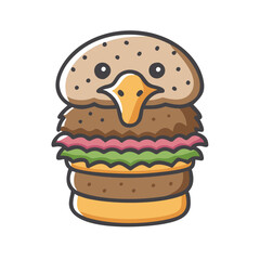  Grilled Ostrich Burger for Unique Flavor