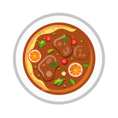  Flavorful Pakistani Nihari Beef with Fresh Ingredients