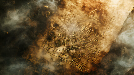 intricate arcane mystical symbols