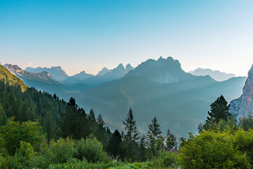 Fototapeta premium Magnificent scenery in Italy's Dolomites
