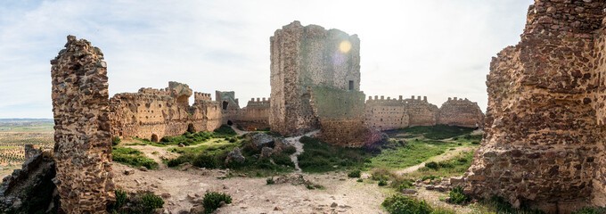 castle ruins in the south of spain