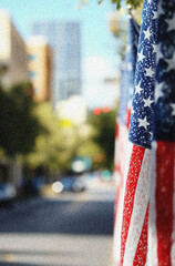 American Independence Day Flag