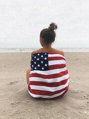 American Independence Day Flag