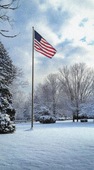 American Independence Day Flag