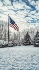 American Independence Day Flag